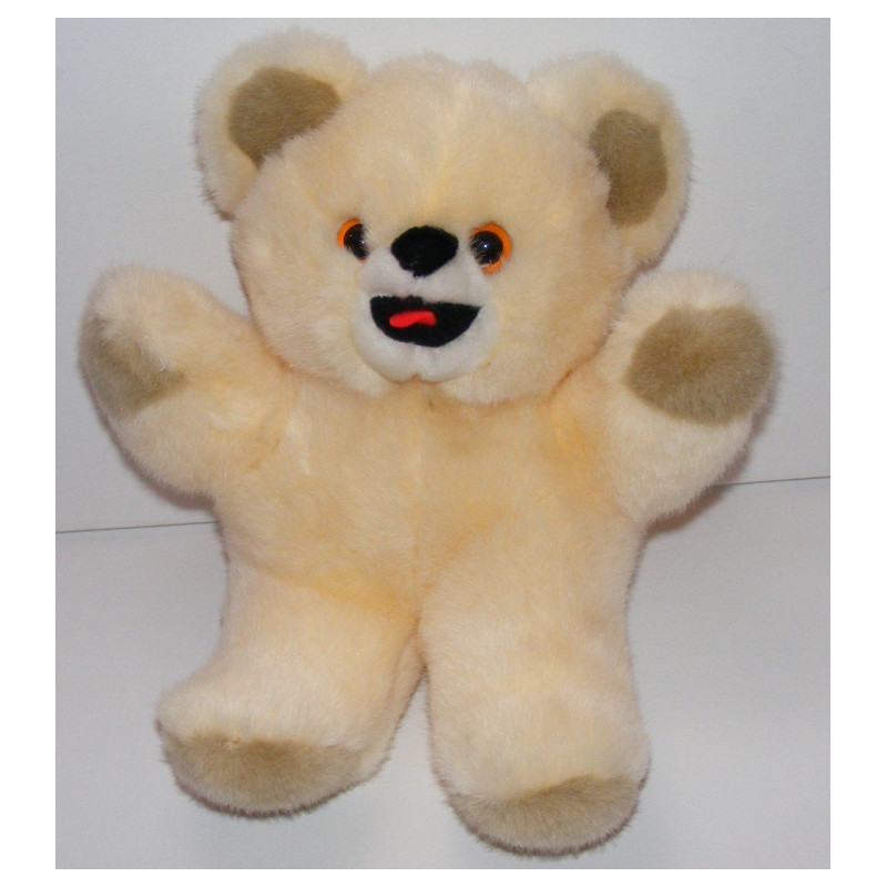 Doudou publicitaire ours CAJOLINE 