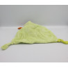 Doudou plat petit Ouistiti vert orange KIMBALOO
