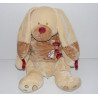 Doudou lapin beige bordeaux NICOTOY