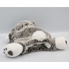 Doudou plat marionnette ours marron blanc TEX BABY