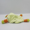 Doudou plat rond cheval vert orange KIMBALOO