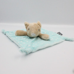 Doudou plat souris bleu étoiles ORCHESTRA PREMAMAN