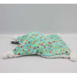 Doudou plat ours blanc vert ORCHESTRA PREMAMAN