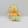 Doudou ours orange vert bleu BENGY