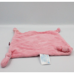 Doudou plat carré souris Minnie rose Minnie Mouse DISNEY