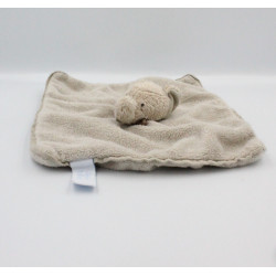 Doudou plat éléphant beige TARTINE ET CHOCOLAT