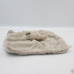 Doudou plat éléphant beige TARTINE ET CHOCOLAT