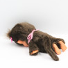 Peluche Singe Kiki Monchhichi avec bavoir SEKIGUCHI