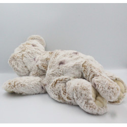 Doudou peluche chat léopard beige blanc HISTOIRE D'OURS