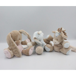 Mobile arche Doudou éléphant lapin poney NATTOU