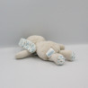 Doudou Lapin écru beige pois bleu KLORANE