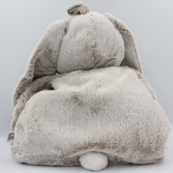 Doudou range pyjama lapin marron beige blanc TEX BABY