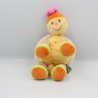 Doudou tortue multicolore fleur MOTS D'ENFANTS