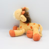 Doudou Girafe orange saumon NICOTOY