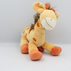 Doudou Girafe orange saumon NICOTOY