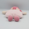 Doudou Poupée lutin rose fushia col coeurs Corolle