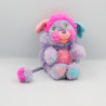 Peluche Popples mauve rose année 1986 MATTEL