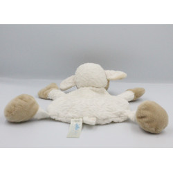 Doudou semi plat mouton blanc JOLLYBABY