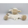 Doudou semi plat mouton blanc JOLLYBABY