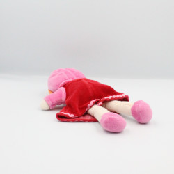 Doudou poupée bébé robe rose fleur Mademoiselle Grenadine COROLLE