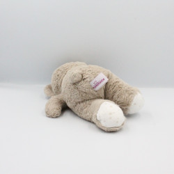 Doudou ours beige blanc étoiles POMMETTE