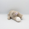 Doudou ours beige blanc étoiles POMMETTE