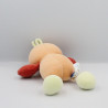 Doudou canard orange rouge vert SUCRE D'ORGE