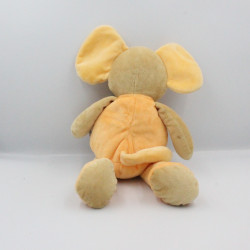 Doudou éléphant orange Safari DOUKIDOU