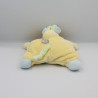 Doudou semi plat girafe vache jaune bleu vert orange NATTOU