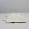 Doudou plat mouton agneau blanc gris Douceur OBAIBI LOT DE 2