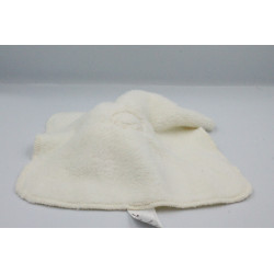 Doudou plat mouton blanc rose TOMAWAK EDITIONS