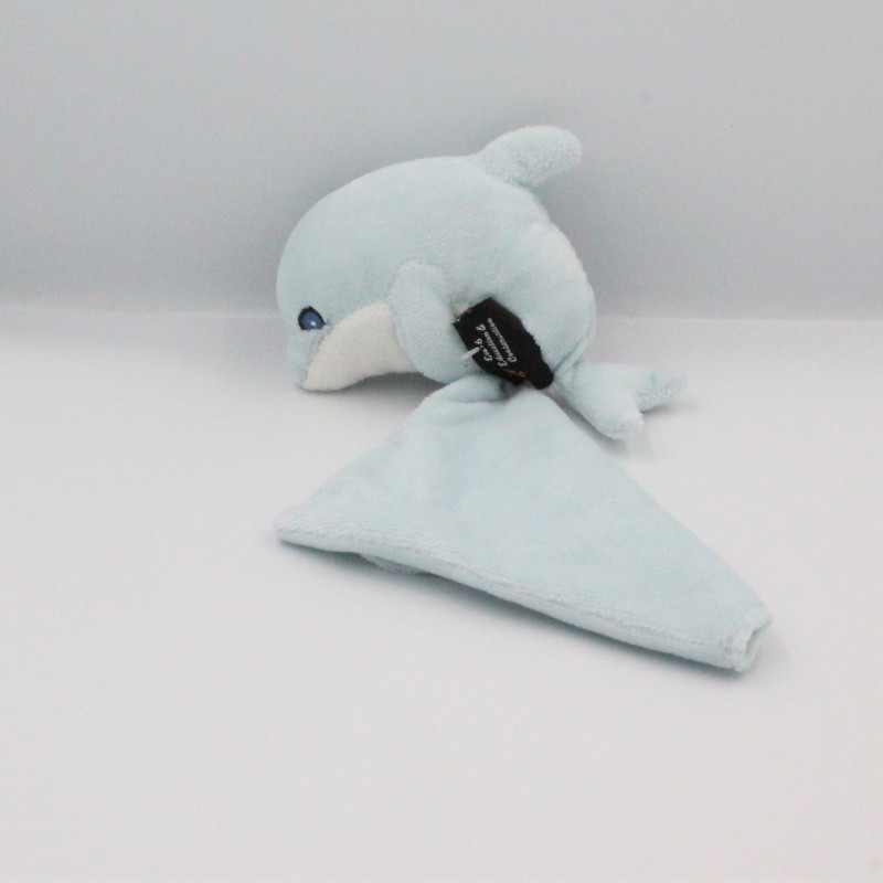 Doudou dauphin bleu ECO 6 EDUCATION & CONSERVATION
