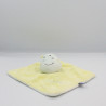 Doudou plat hippopotame vache bleu vert SUCRE D'ORGE
