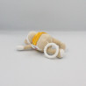 Doudou musical ours beige orange rayé BABY CLUB