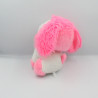 Ancienne peluche chien rose blanc Poochie MATTEL 1982