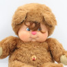 Ancienne Peluche ours marron Nombrilou AJENA