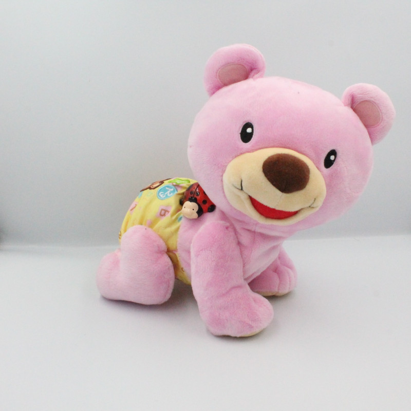 Peluche interactive ours rose 123 suis moi de VTECH