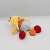 Doudou musical garçon Tim orange bleu jaune voiture NATTOU