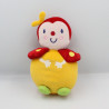 Doudou coccinelle rouge jaune vert VERTBAUDET