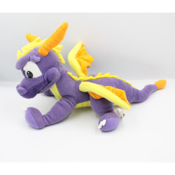 Peluche dragon mauve jaune SPYRO 2001 PLAY BY PLAY