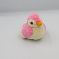 Doudou sonore oiseau rose blanc BIRDIES GIPSY