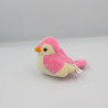 Doudou sonore oiseau rose blanc BIRDIES GIPSY