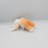 Doudou souris orange blanc SUCRE D'ORGE