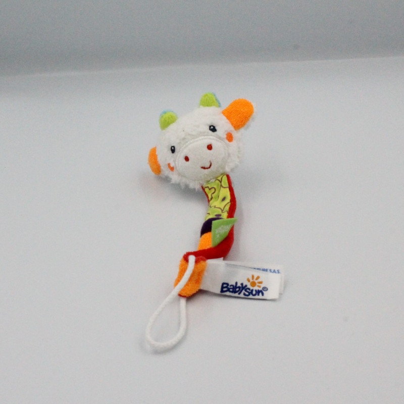Attache tétine doudou vache BABYSUN