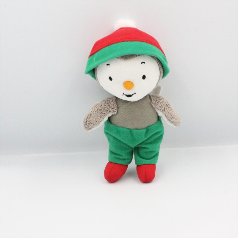 Doudou Tchoupi vert rouge JEMINI
