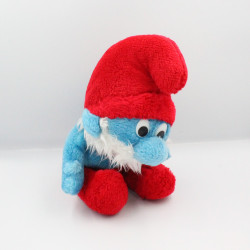 Peluche Grand Schtroumpf Schtroumpfette et Schtroumpf PEYO Année 80 Lot de 3