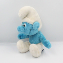 Peluche Grand Schtroumpf Schtroumpfette et Schtroumpf PEYO Année 80 Lot de 3