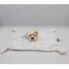 Doudou plat ours bleu ciel lunes NATTOU