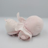 Doudou poupée chiffon robe rose rayé COROLLE MEUNIER