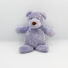 Doudou ours mauve violet NOUNOURS